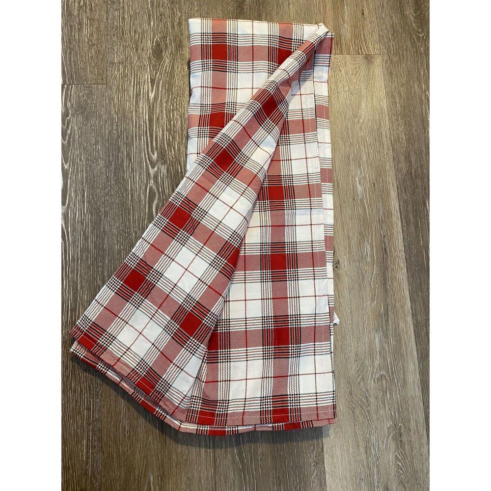 Simple Holiday Plaid Bed Flat Top Sheet